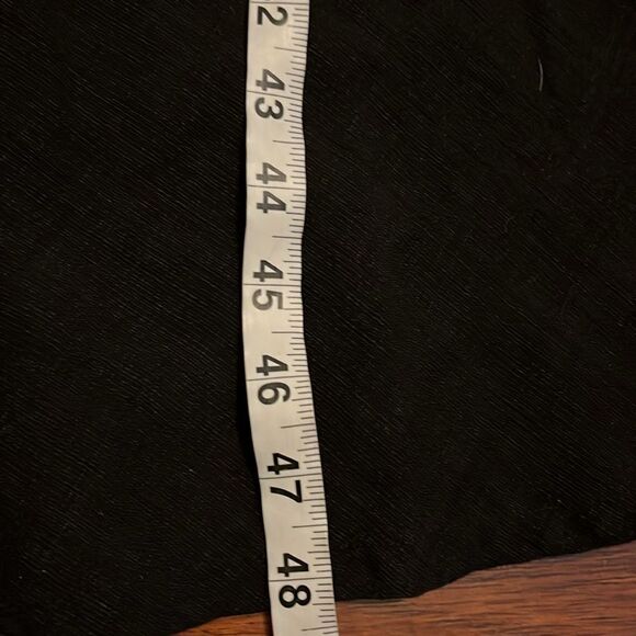 Eileen Fisher Black Made Of Italian Fabric Long Dress Feminine Contemporary - Picture 9 of 12